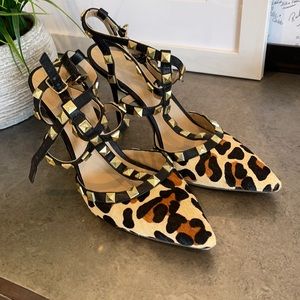 BCBGeneration Leopard Print Heels